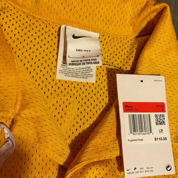 Nike Sportswear Mesh Button Up Shirt Hawaiian DV9676-743 Men Large Y2K Rave NEW - Picture 2 of 5